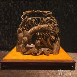 潮州木雕工藝品 龍蝦蟹簍——左右逢源，純手工鏤通藝術(shù)的傳承與家居美學(xué)